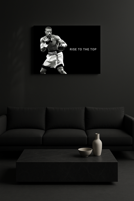 Rise to the Top – Creed Motivation Canvas