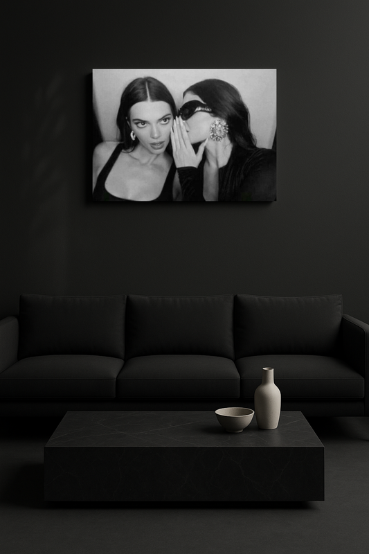 Kylie and Kendall – Whispered Secrets Canvas