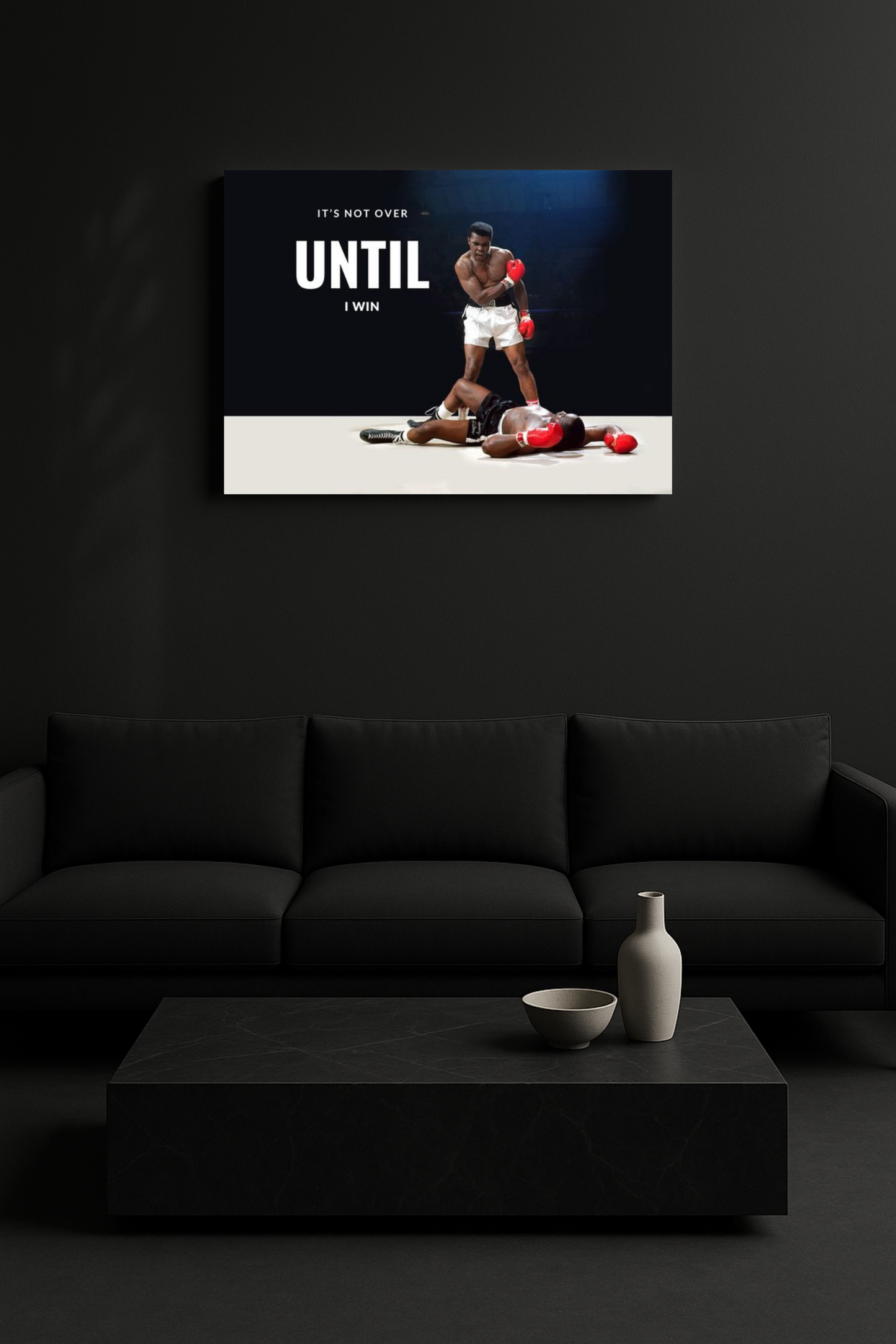 Until I Win – Boxing Motivation Canvas