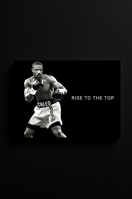 Rise to the Top – Creed Motivation Canvas