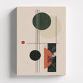Πίνακας σε καμβά Geometric Composition No.1, χωρίς κορνίζα, μπροστινή όψη.