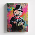 Πίνακας σε καμβά Monopoly Empire, χωρίς κορνίζα, μπροστινή όψη.