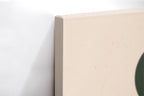 Close-up λεπτομέρεια της εκτύπωσης καμβά Geometric Composition No.1.