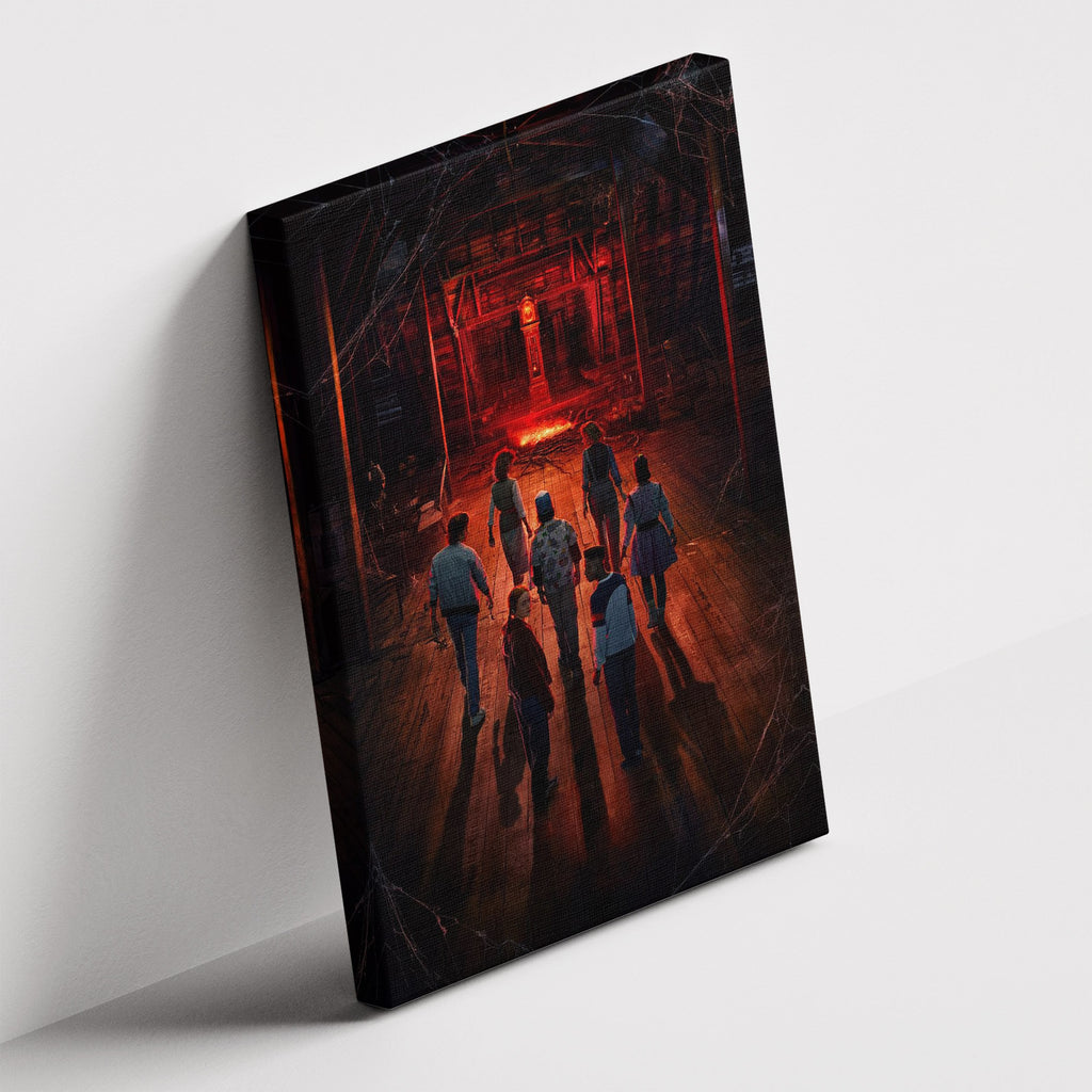 Καμβάς The Attic Awakens – Stranger Things Canvas σε δεύτερη γωνία λήψης, χωρίς κορνίζα.