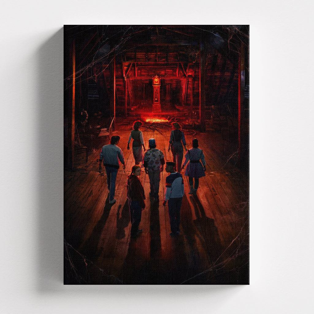 Πίνακας σε καμβά The Attic Awakens – Stranger Things Canvas, χωρίς κορνίζα, μπροστινή όψη.
