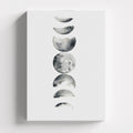 Πίνακας σε καμβά Moon Phases, χωρίς κορνίζα, μπροστινή όψη.