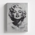 Πίνακας σε καμβά Marilyn Monroe, χωρίς κορνίζα, μπροστινή όψη.