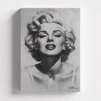 Πίνακας σε καμβά Marilyn Monroe, χωρίς κορνίζα, μπροστινή όψη.
