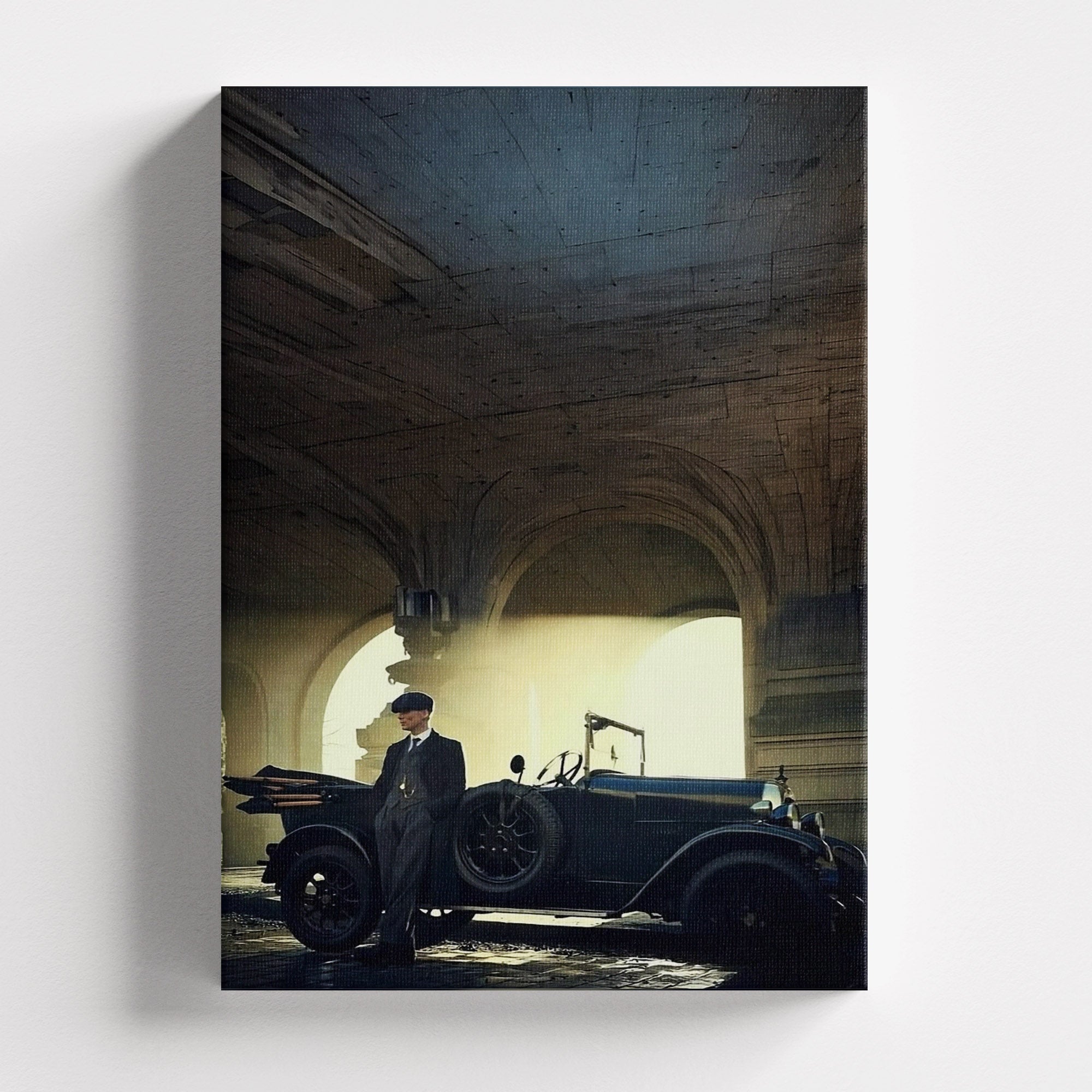 Πίνακας σε καμβά Shelby's Ride, χωρίς κορνίζα, μπροστινή όψη.