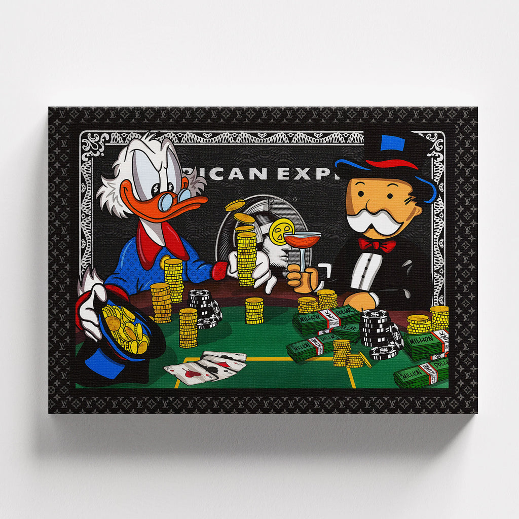 Πίνακας σε καμβά High Stakes – American Express Canvas, χωρίς κορνίζα, μπροστινή όψη.