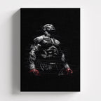 Πίνακας σε καμβά Mike Tyson – Sketch, χωρίς κορνίζα, μπροστινή όψη.