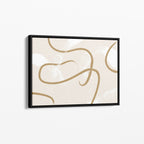 Abstract Gold Lines
