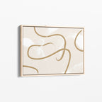 Abstract Gold Lines