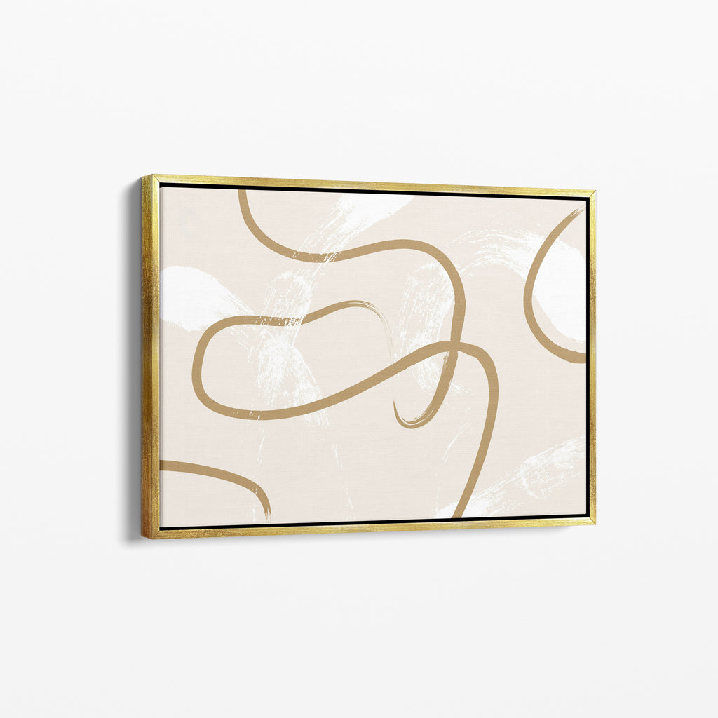 Abstract Gold Lines