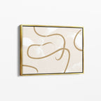 Abstract Gold Lines