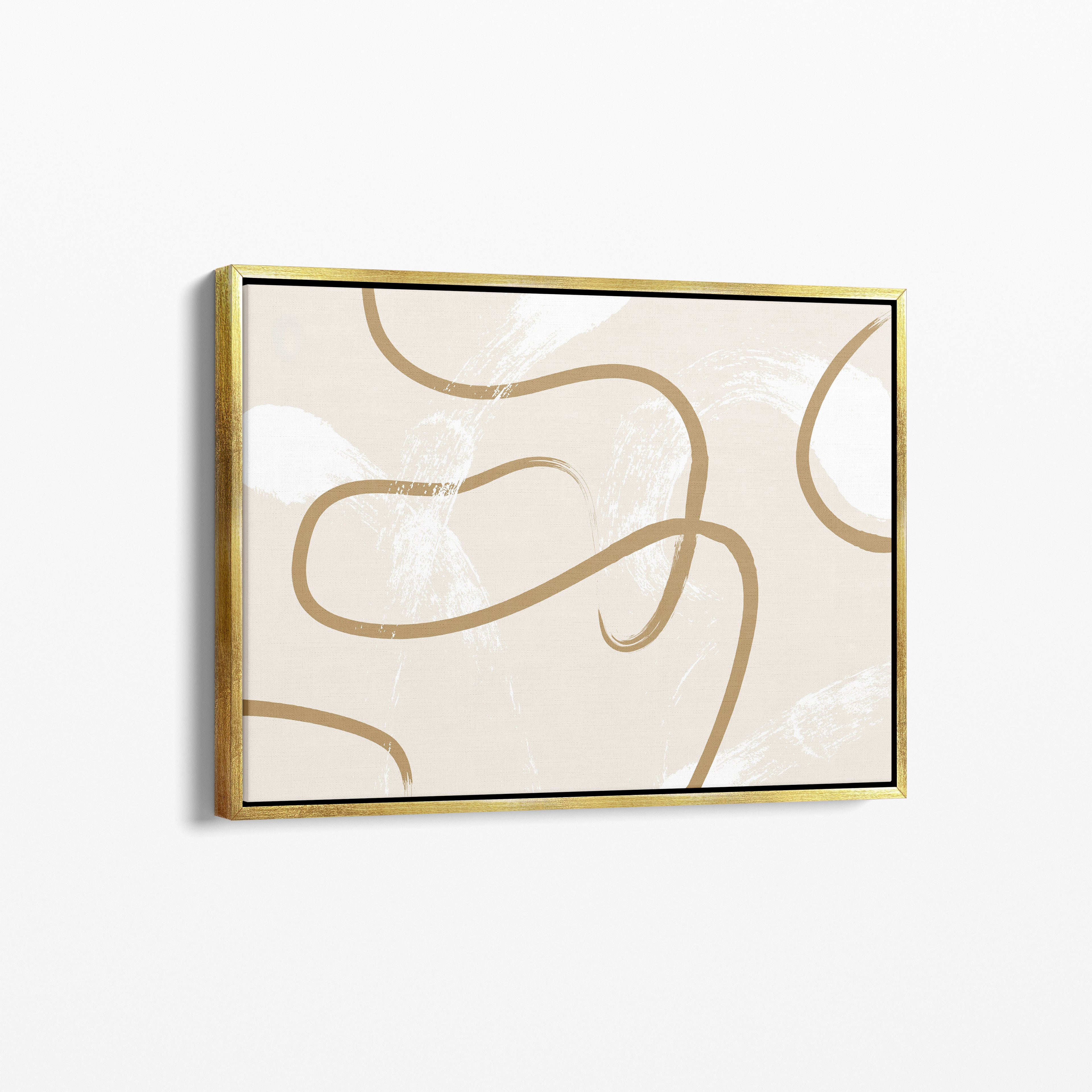 Abstract Gold Lines