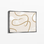 Abstract Gold Lines
