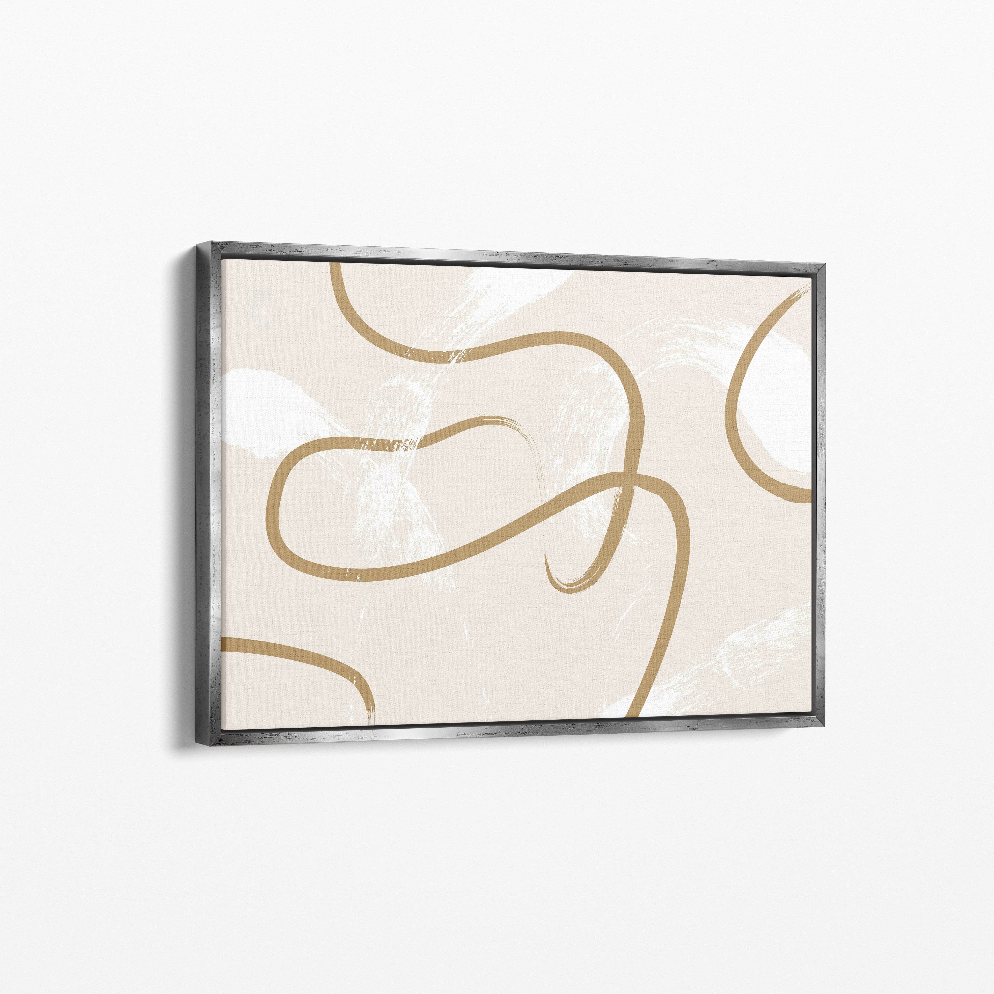Abstract Gold Lines