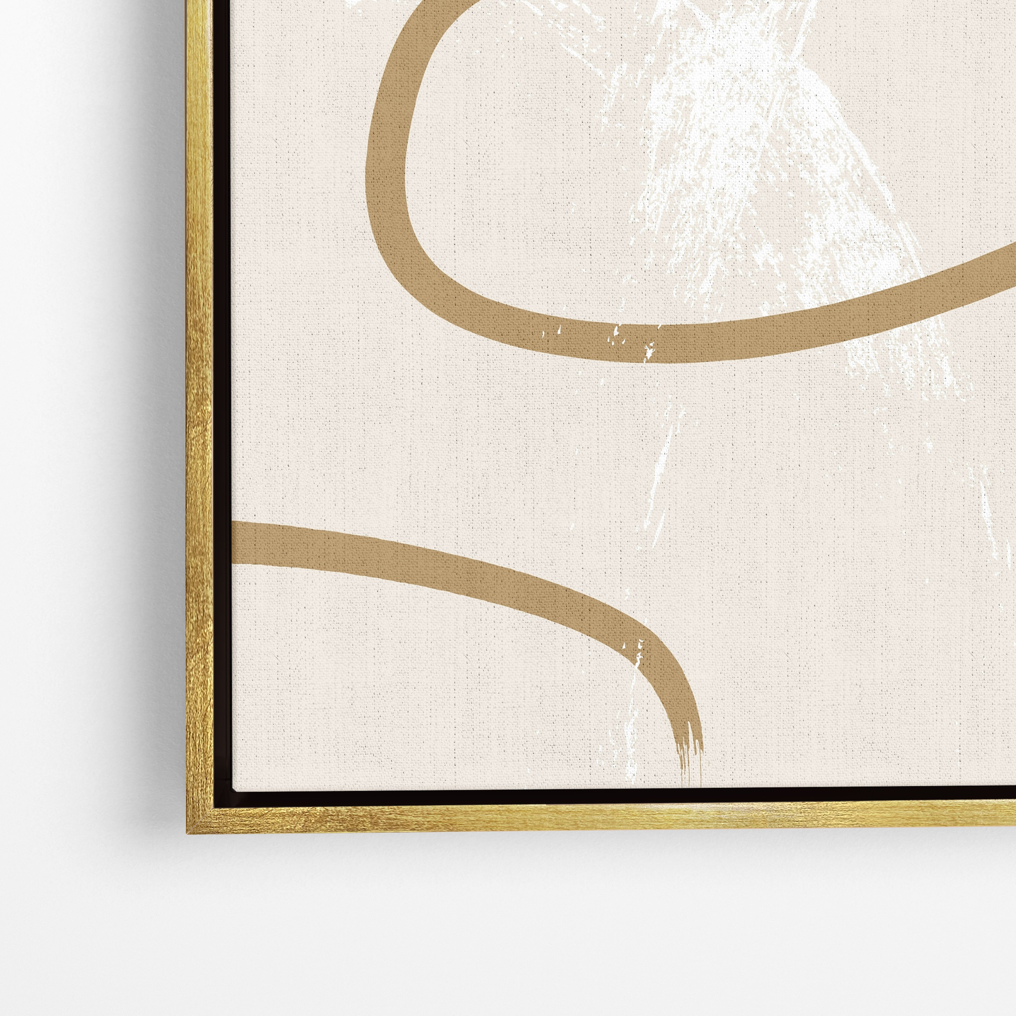 Abstract Gold Lines