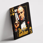 Καμβάς The Godfather – King of Hearts σε δεύτερη γωνία λήψης, χωρίς κορνίζα.