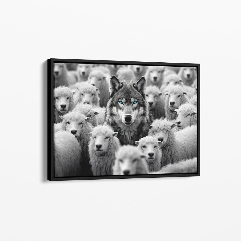 Wolf Among Sheep - Horizontal
