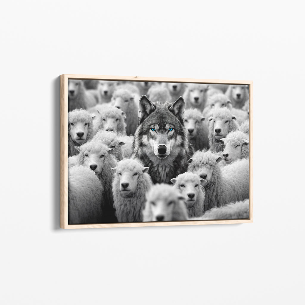 Wolf Among Sheep - Horizontal