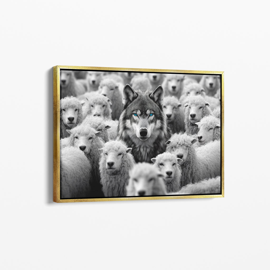 Wolf Among Sheep - Horizontal