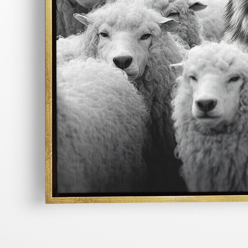 Wolf Among Sheep - Horizontal