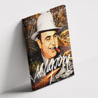 Καμβάς Al Capone σε δεύτερη γωνία λήψης, χωρίς κορνίζα.