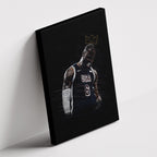 Καμβάς LeBron James – Sketch σε δεύτερη γωνία λήψης, χωρίς κορνίζα.