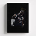 Πίνακας σε καμβά LeBron James – Sketch, χωρίς κορνίζα, μπροστινή όψη.