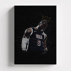 Πίνακας σε καμβά LeBron James – Sketch, χωρίς κορνίζα, μπροστινή όψη.