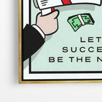 Hustle in Silence – Motivational Canvas