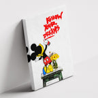 Καμβάς Mickey Mouse – Follow Your Dreams σε δεύτερη γωνία λήψης, χωρίς κορνίζα.