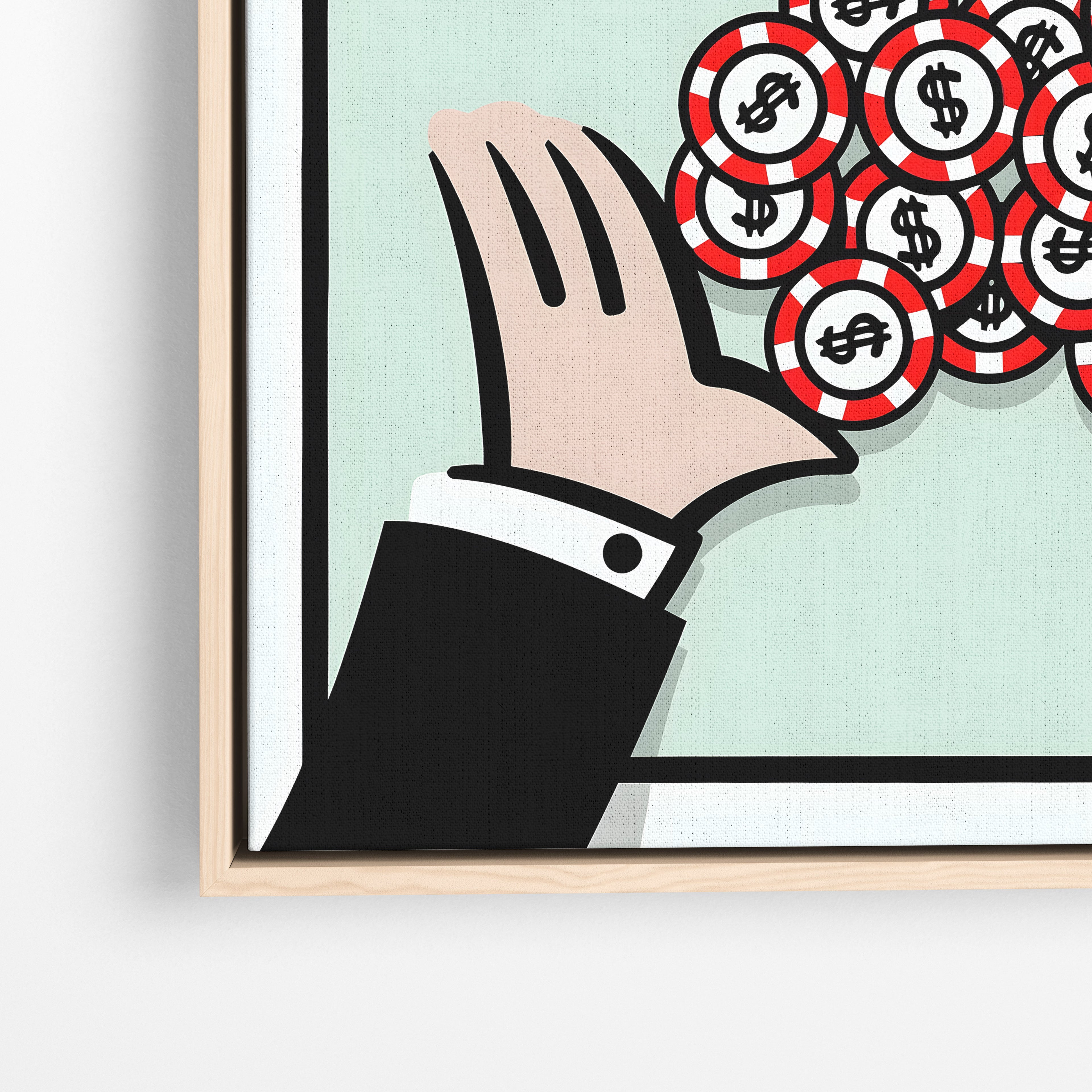 Bet On Yourself – Motivational Canvas
