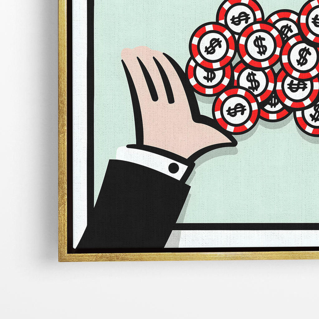 Bet On Yourself – Motivational Canvas