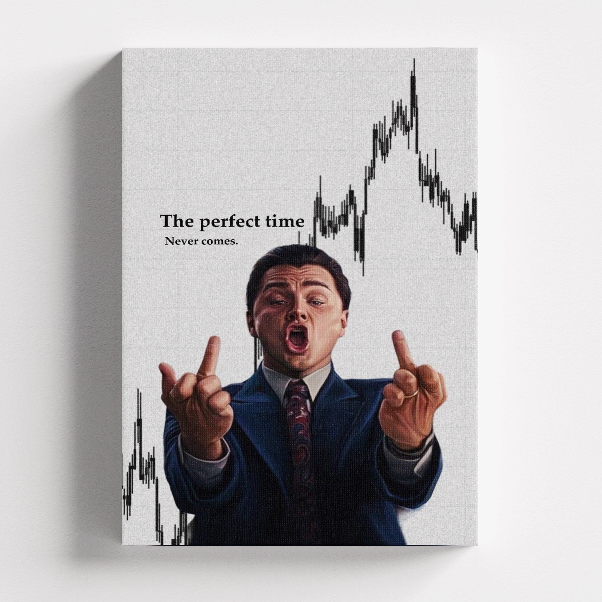 Πίνακας σε καμβά The Perfect Time, χωρίς κορνίζα, μπροστινή όψη.