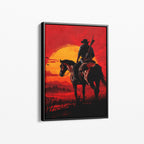 Red Sunset Cowboy