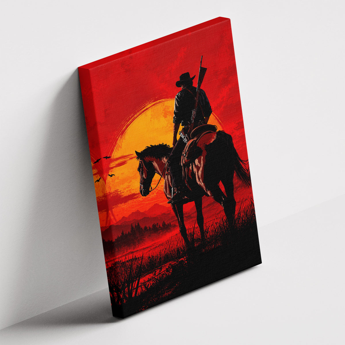 Red Sunset Cowboy