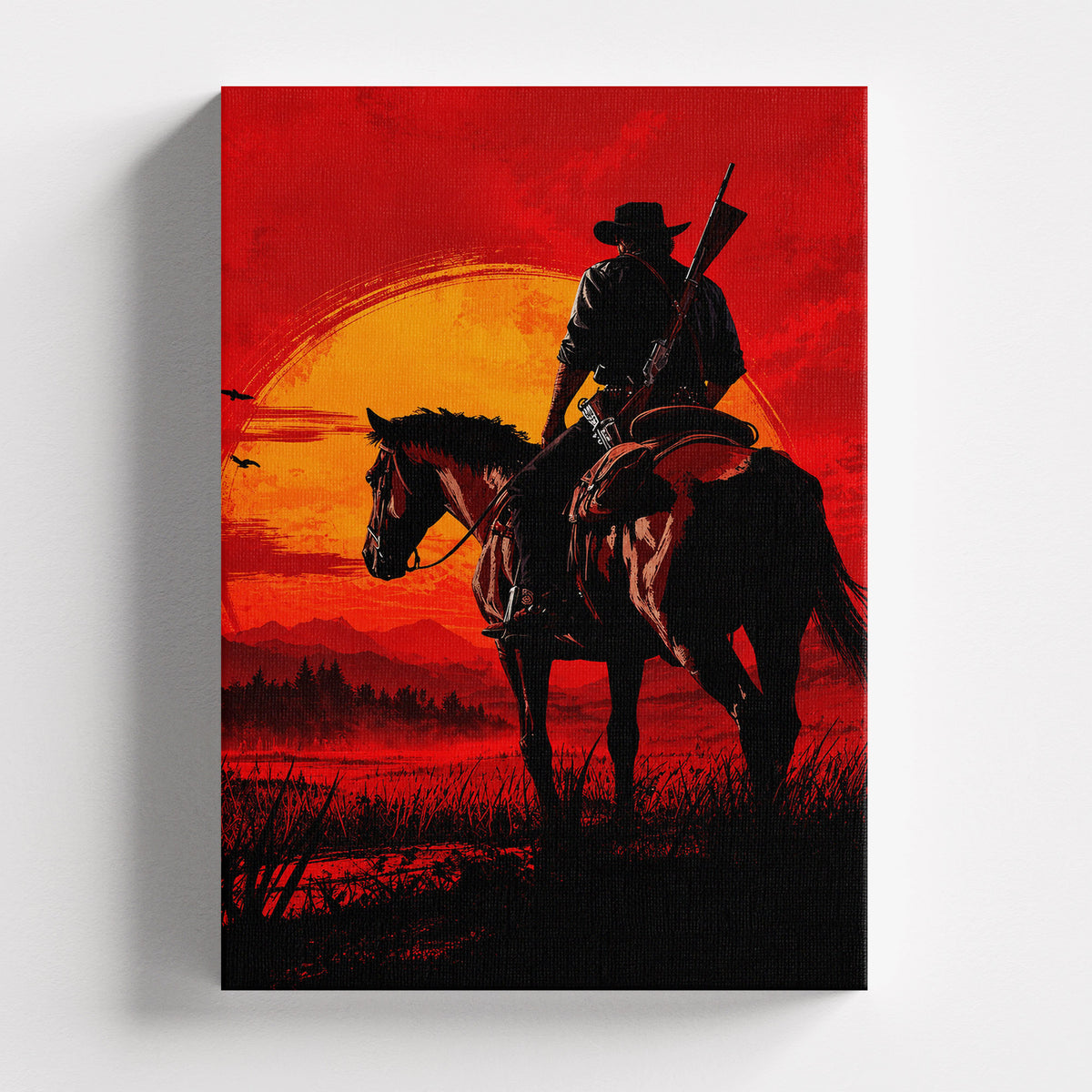 Red Sunset Cowboy