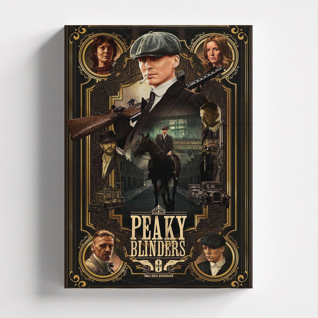 Πίνακας σε καμβά Peaky Blinders – Legacy, χωρίς κορνίζα, μπροστινή όψη.