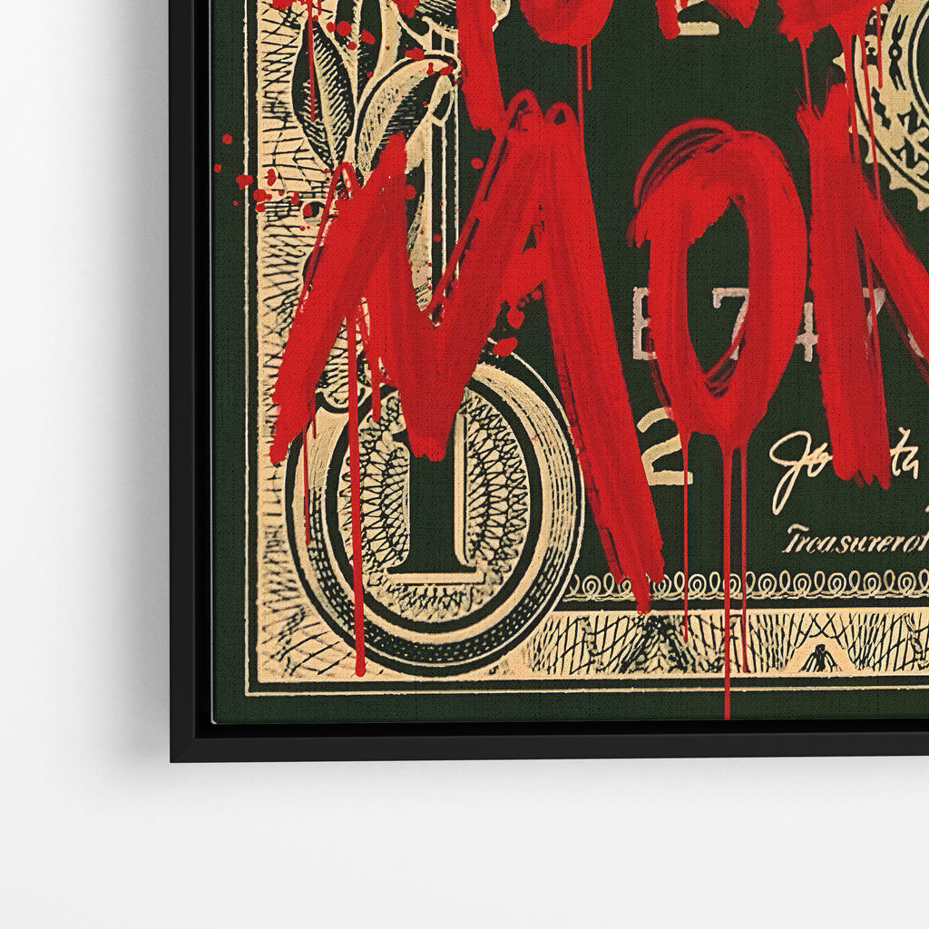 More Money – More Problems Canvas