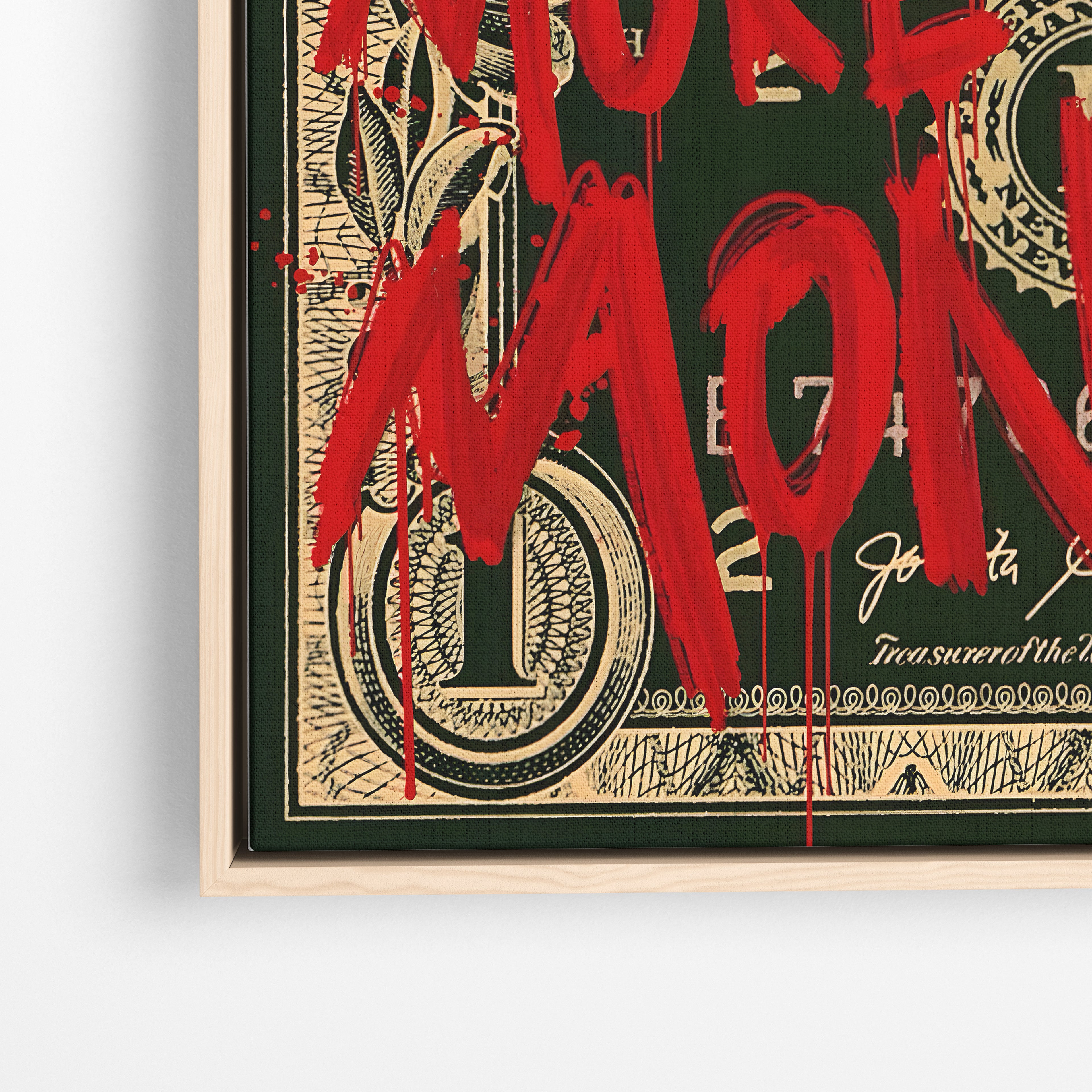 More Money – More Problems Canvas