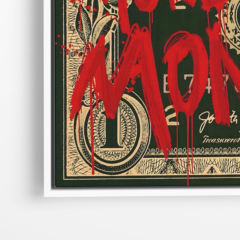 More Money – More Problems Canvas