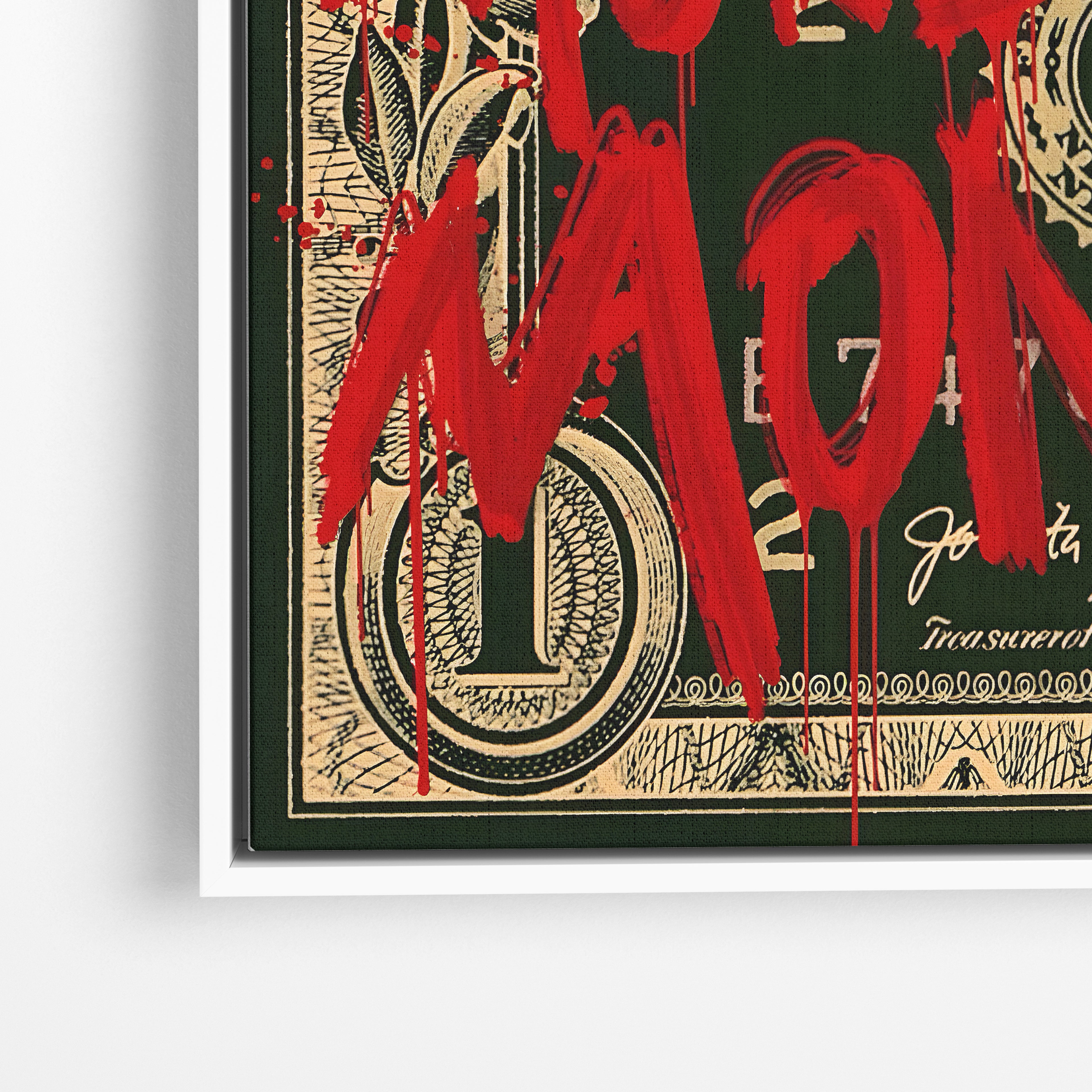 More Money – More Problems Canvas