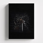 Πίνακας σε καμβά Game of Thrones – Sketch, χωρίς κορνίζα, μπροστινή όψη.