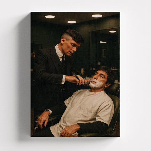 Πίνακας σε καμβά Shelby x Montana - Barber, χωρίς κορνίζα, μπροστινή όψη.