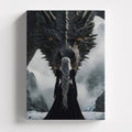 Πίνακας σε καμβά Mother of Dragons, χωρίς κορνίζα, μπροστινή όψη.