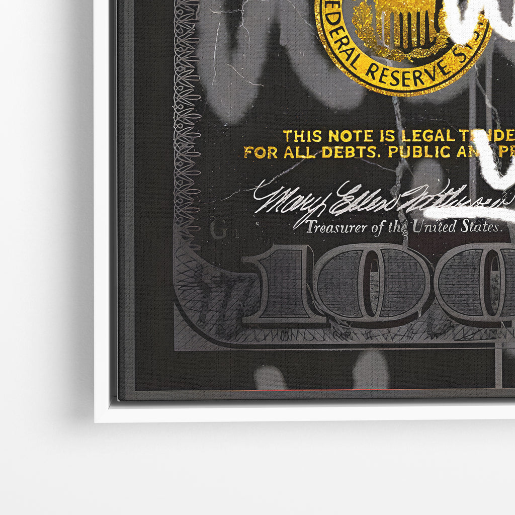 King of Hustle – The World Is Yours Canvas