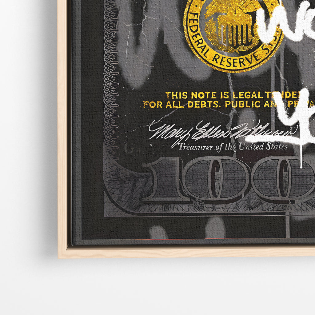 King of Hustle – The World Is Yours Canvas